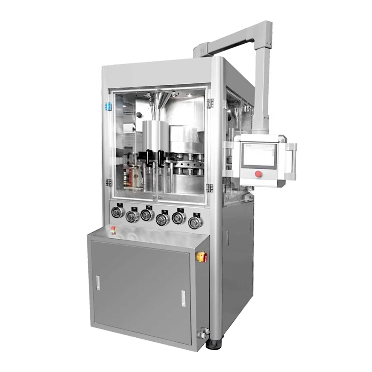 GMP Standard Mini Tablet Press Machine Double Press Automatic Rotation